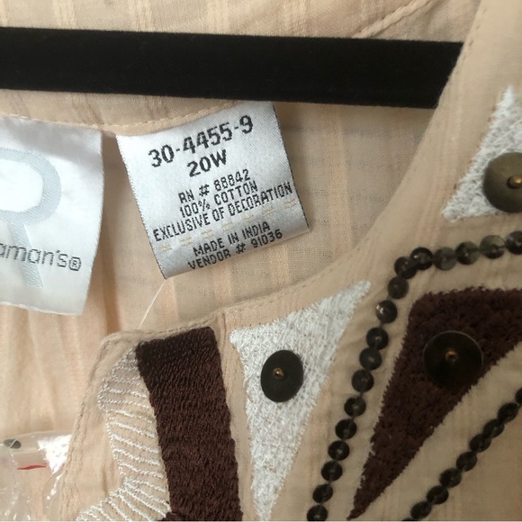 Plus size Embroidered tunic dress - Picture 3 of 5